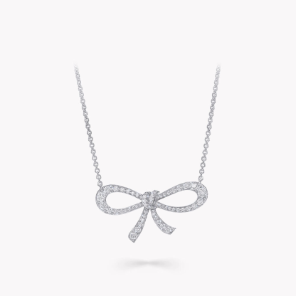 Tilda's Bow Mini Diamond Pendant